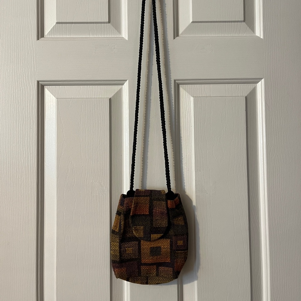 Geometric Patterned Shoulder/Cross-Body Bag - image 2